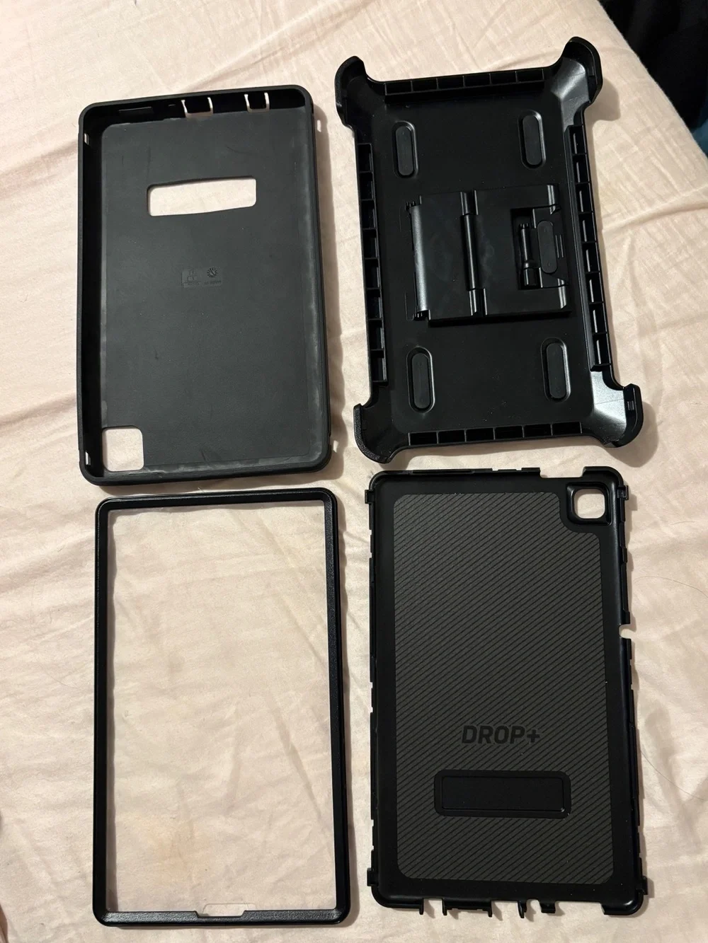 OtterBox DEFENDER SERIES Case & Stand for Galaxy Tab A7 Lite - Black